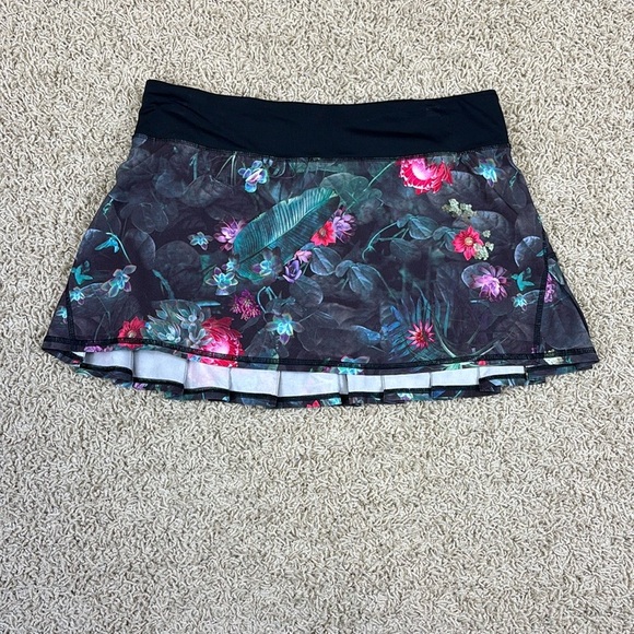 Lululemon run pacesetter skirt curious jungle sz 8 - Picture 3 of 9